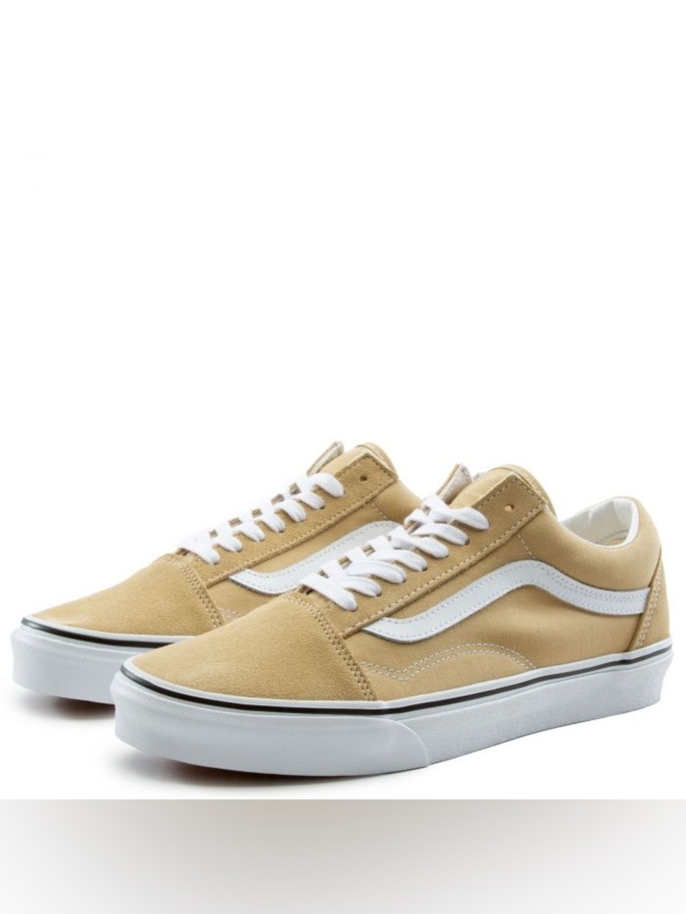 Vans Yellow and White Women's Sneakers Size 5 Used Good Condition